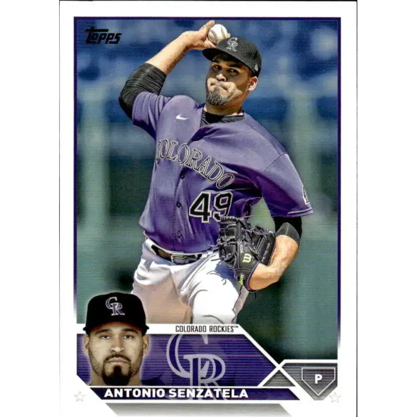 2023 Topps #99 Antonio Senzatela NM-MT Colorado Rockies Baseball Card - Baseball Card Single
