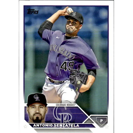 2023 Topps #99 Antonio Senzatela NM-MT Colorado Rockies Baseball Card - Baseball Card Single