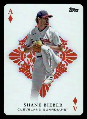 2023 Topps #AA-15 Shane Bieber All Aces - Baseball Card Single