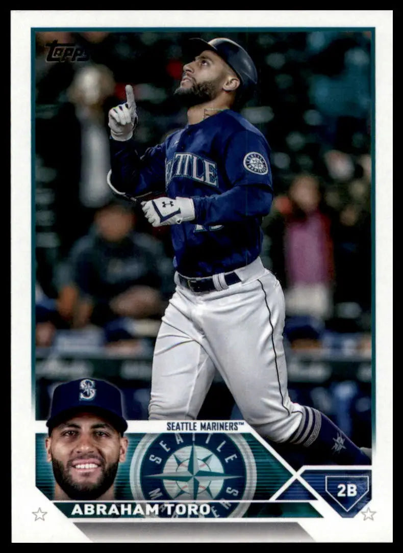 2023 Topps Abraham Toro 297 Seattle Mariners Baseball NM - Baseball Card Single