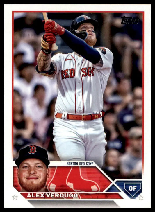 2023 Topps Alex Verdugo 146 Boston Red Sox Baseball NM - Baseball Card Single