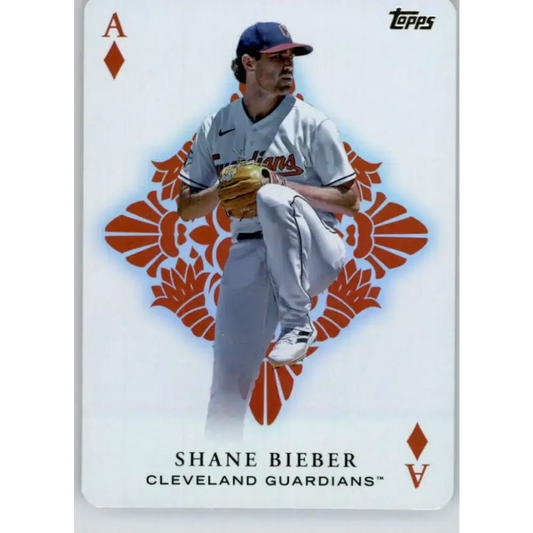 2023 Topps All Aces #AA-15 Shane Bieber NM-MT Cleveland Guardians Baseball Card - Baseball Card Single