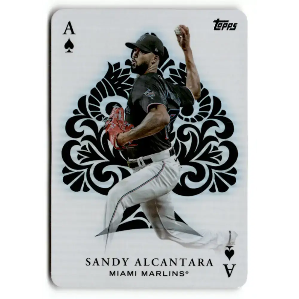 2023 Topps All Aces #AA-17 Sandy Alcantara NM-MT Miami Marlins Baseball Card - Baseball Card Single