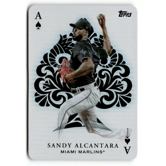2023 Topps All Aces #AA-17 Sandy Alcantara NM-MT Miami Marlins Baseball Card - Baseball Card Single