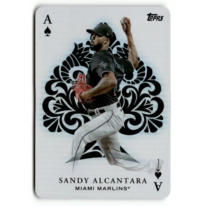 2023 Topps All Aces #AA-17 Sandy Alcantara NM-MT Miami Marlins Baseball Card - Baseball Card Single