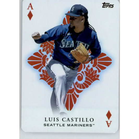 2023 Topps All Aces #AA-23 Luis Castillo NM-MT Seattle Mariners Baseball Card - Baseball Card Single