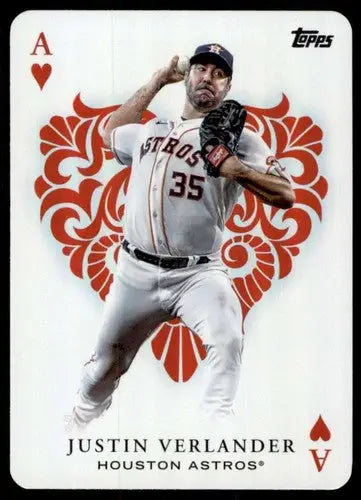 2023 Topps All Aces #AA-6 Justin Verlander NM-MT Astros ID:57978 - Baseball Card Single