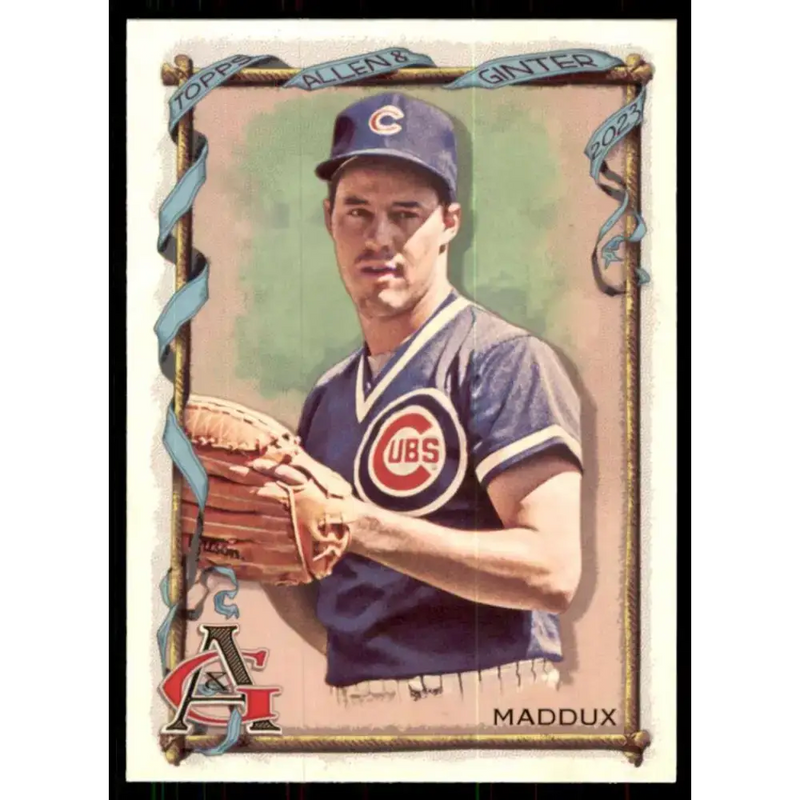 2023 Topps Allen and Ginter #160 Greg Maddux NM-MT Chicago Cubs Baseball Card - Baseball Card Single