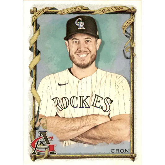 2023 Topps Allen and Ginter #174 C.J. Cron NM-MT Colorado Rockies Baseball Card - Baseball Card Single