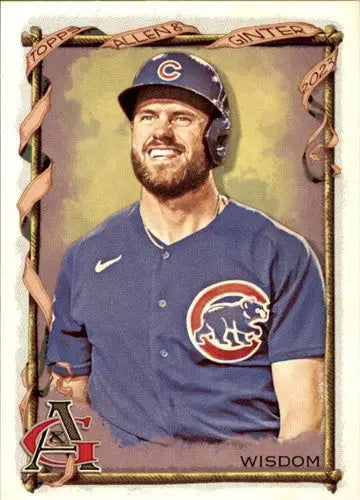 Baseball card featuring Patrick Wisdom from 2023 Topps Allen and Ginter original gloss