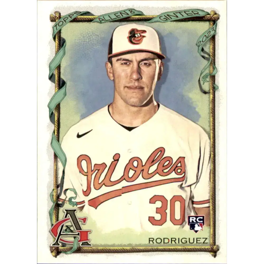 2023 Topps Allen and Ginter #275 Grayson Rodriguez NM-MT RC Rookie Baltimore Orioles Baseball Card - Baseball Card