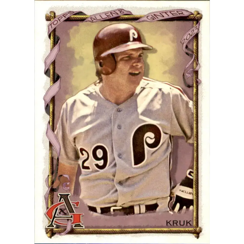 2023 Topps Allen and Ginter #326 John Kruk NM-MT SP Philadelphia Phillies Baseball Card - Baseball Card Single