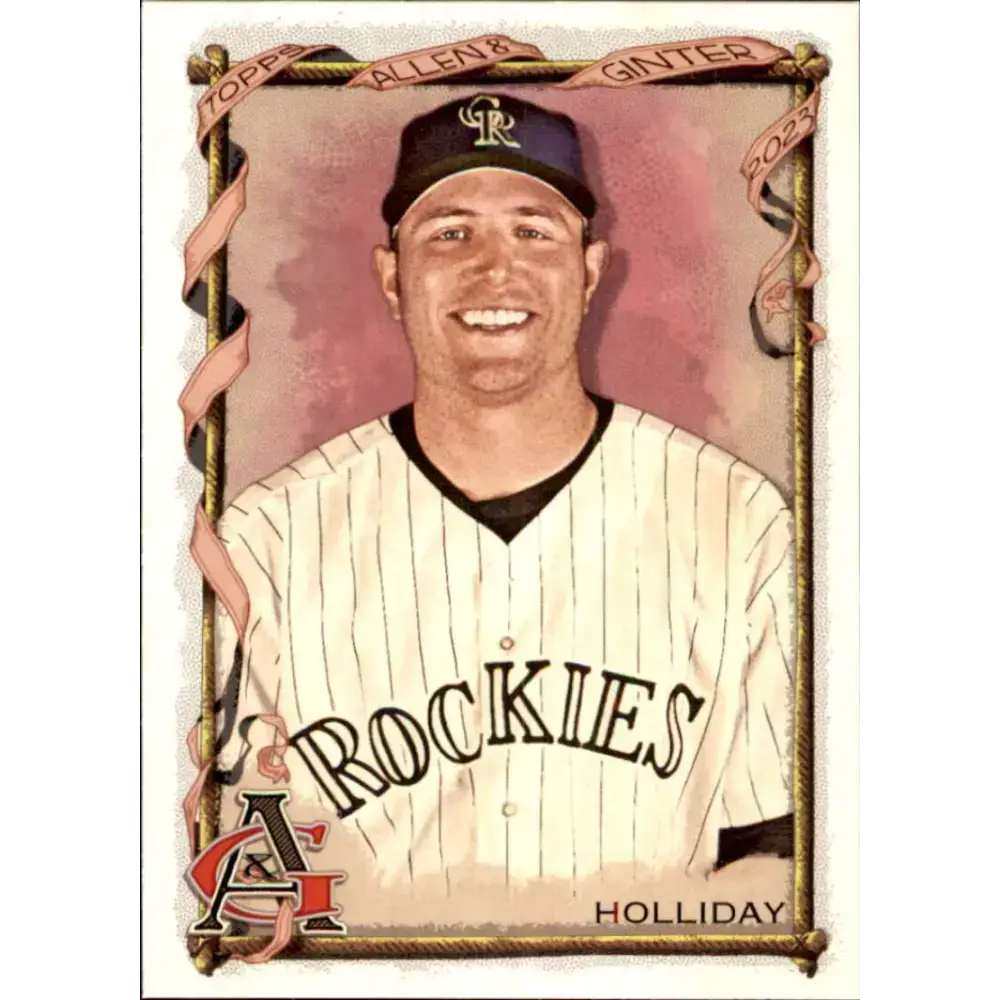 2023 Topps Allen and Ginter #334 Matt Holliday NM-MT SP Colorado Rockies Baseball Card - Baseball Card Single
