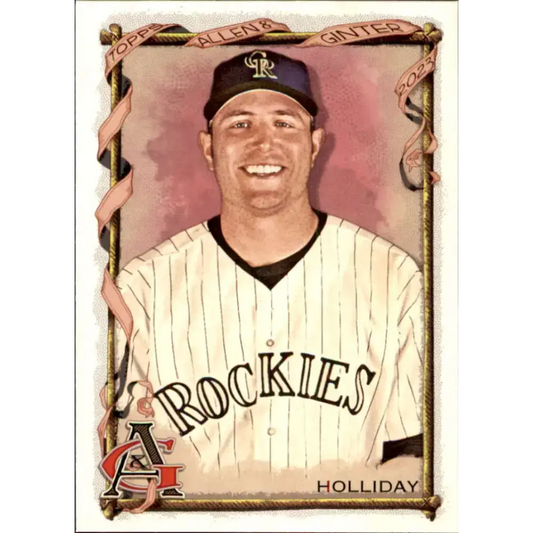 2023 Topps Allen and Ginter #334 Matt Holliday NM-MT SP Colorado Rockies Baseball Card - Baseball Card Single