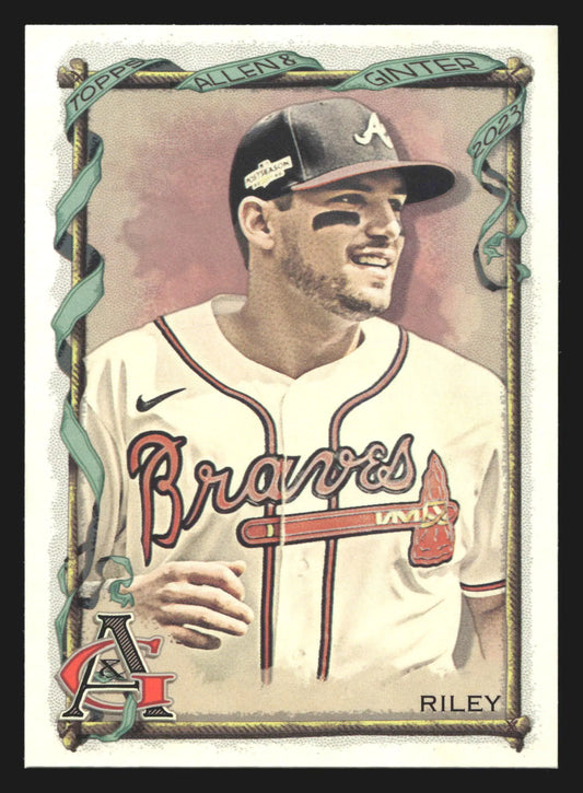 2023 Topps Allen and Ginter #74 Austin Riley Atlanta Braves - Baseball Card Single