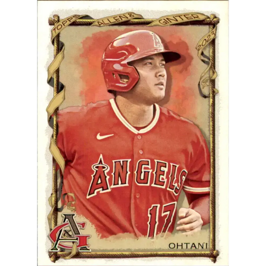 2023 Topps Allen and Ginter #96 Shohei Ohtani NM-MT Los Angeles Angels Baseball Card