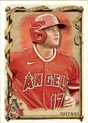 2023 Topps Allen and Ginter #96 Shohei Ohtani NM Near Mint Angels ID:66654 - Baseball Card Single