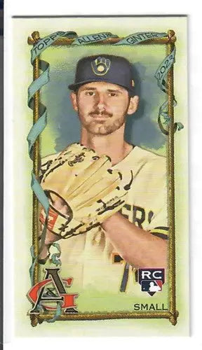 2023 Topps Allen Ginter Mini Ethan Small Baseball Card with original gloss near mint NM