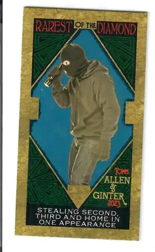 Novelty baseball card from 2023 Topps Allen and Ginter Rarest of the Diamond Mini series