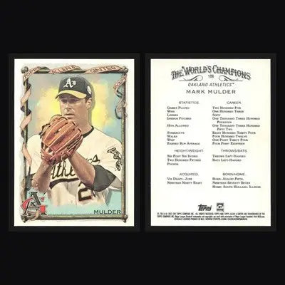 2023 Topps Allen & Ginter #106 Mark Mulder Oakland Athletics - Baseball Card Single
