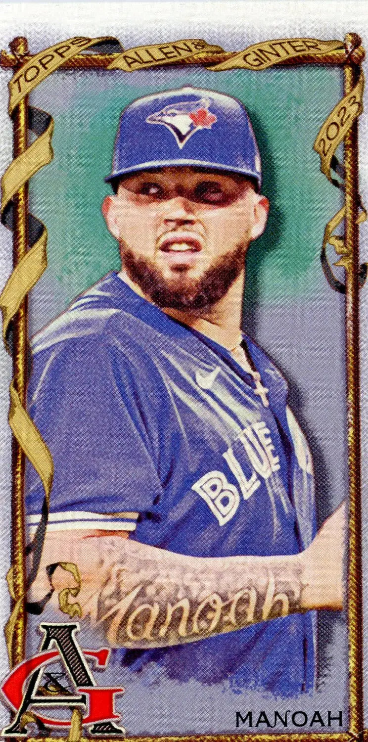 2023 Topps Allen & Ginter #108 Alek Manoah Mini Toronto Blue Jays - Baseball Card Single