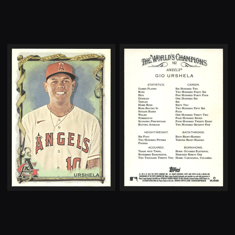 2023 Topps Allen & Ginter #162 Gio Urshela Los Angeles Angels - Baseball Card Single