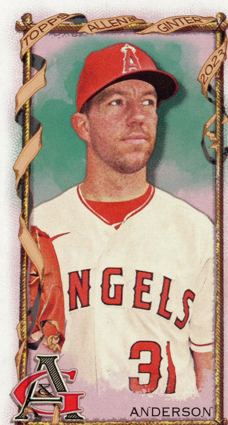 2023 Topps Allen & Ginter #208 Tyler Anderson Mini A&G Back Angels - Baseball Card Single