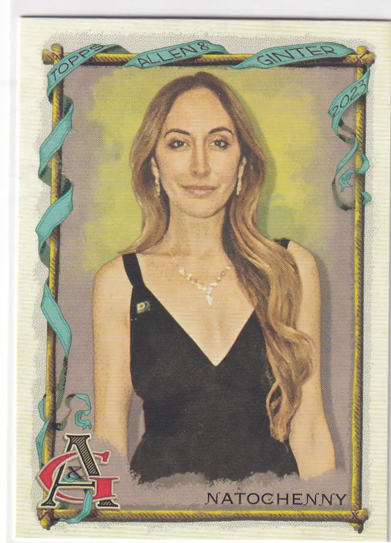 2023 TOPPS ALLEN & GINTER #296 SARAH NATOCHENNY - Baseball Card Single