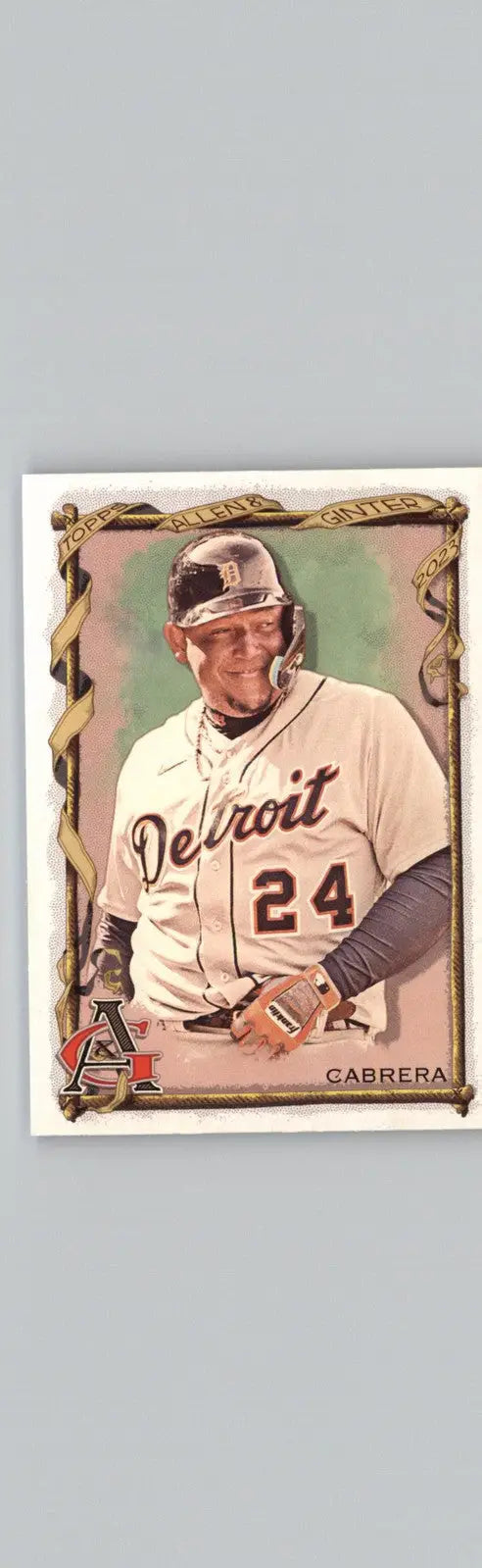 2023 Topps Allen & Ginter #395 Miguel Cabrera Detroit Tigers - Baseball Card Single