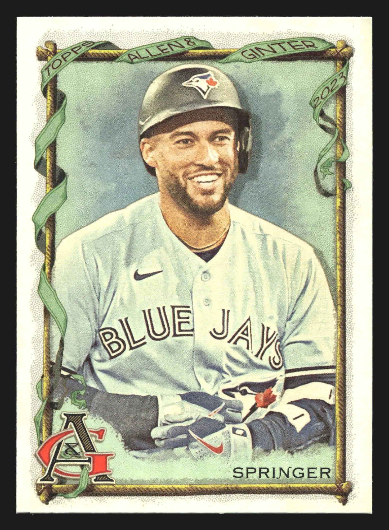2023 Topps Allen & Ginter #40 George Springer Toronto Blue Jays