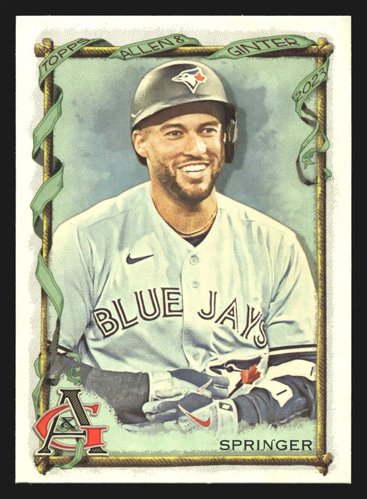 2023 Topps Allen & Ginter #40 George Springer Toronto Blue Jays - Baseball Card Single