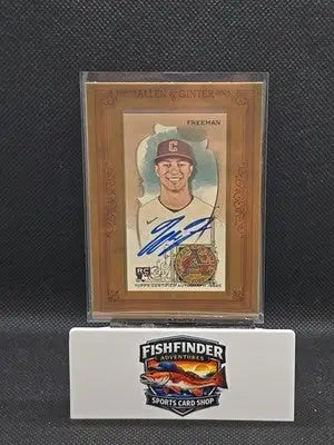 2023 Topps Allen & Ginter - Framed Mini Autographs Tyler Freeman #MA-TF (AU RC) - Baseball Card Single