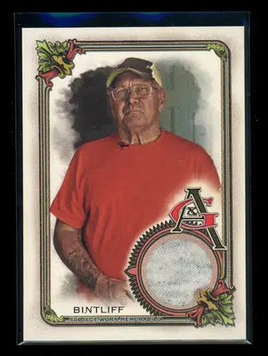 2023 Topps Allen & Ginter Jim Bintliff #AGRA-JB Subject-Worn Memorabilia - Baseball Card Single