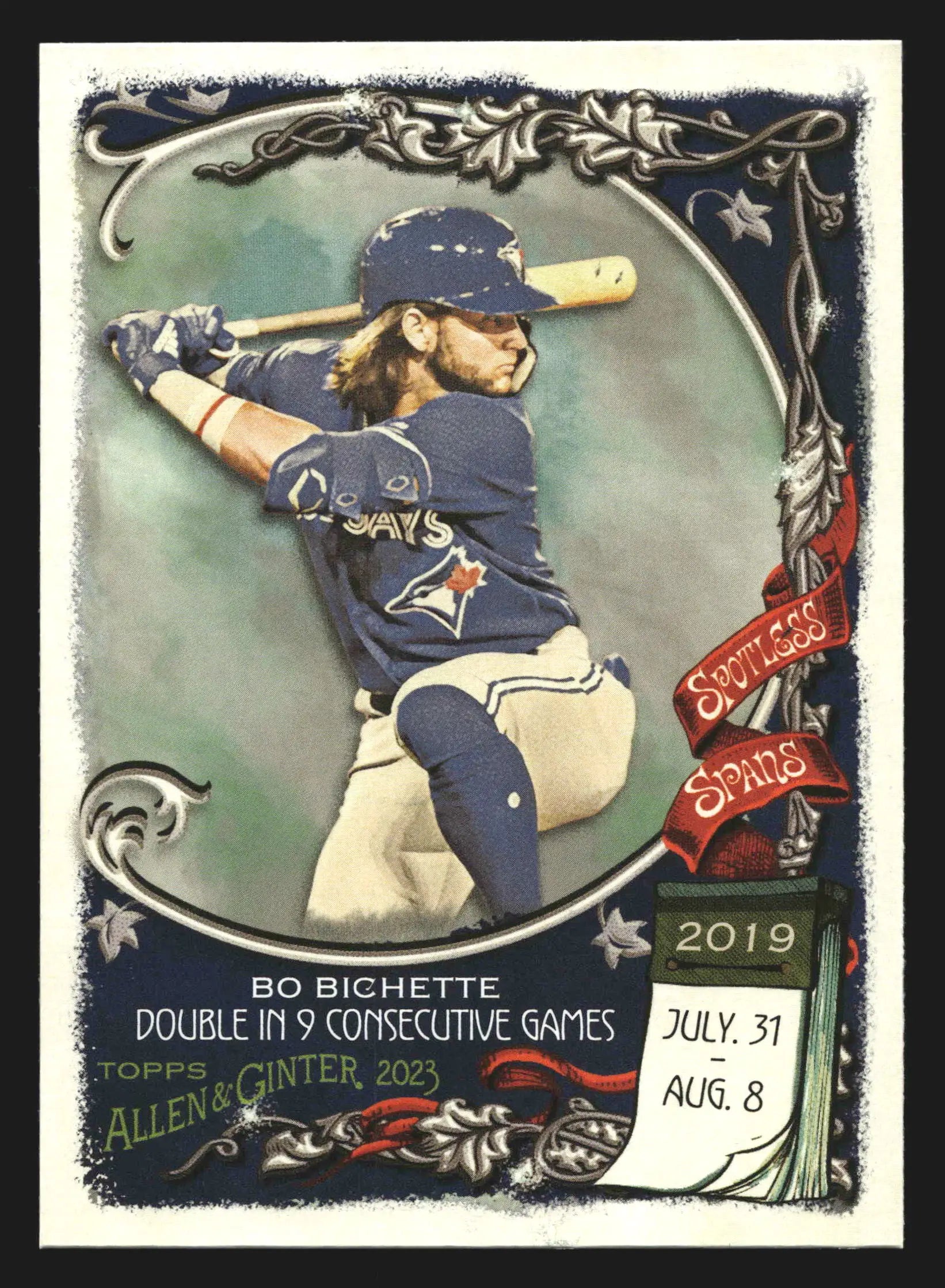 2023 Topps Allen & Ginter Spotless Spans #SS-2 Bo Bichette Blue Jays - Baseball Card Single