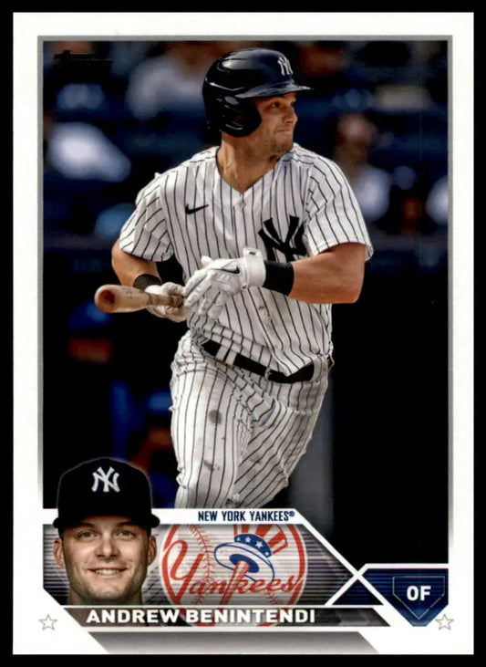 2023 Topps Andrew Benintendi 197 New York Yankees Baseball NM - Baseball Card Single