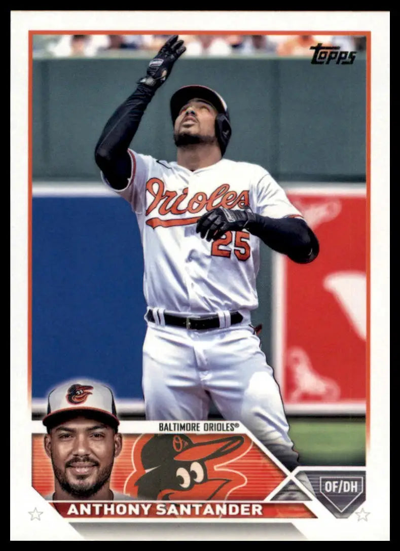 2023 Topps Anthony Santander 265 Baltimore Orioles Baseball NM - Baseball Card Single
