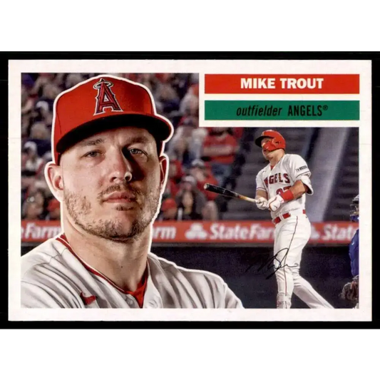 2023 Topps Archives #1 Mike Trout NM-MT Los Angeles Angels Baseball Card - Baseball Card Single
