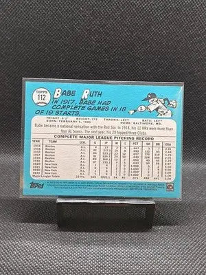 2023 Topps Archives - 1965 Topps Inverted Babe Ruth #112 - Baseball Card Single
