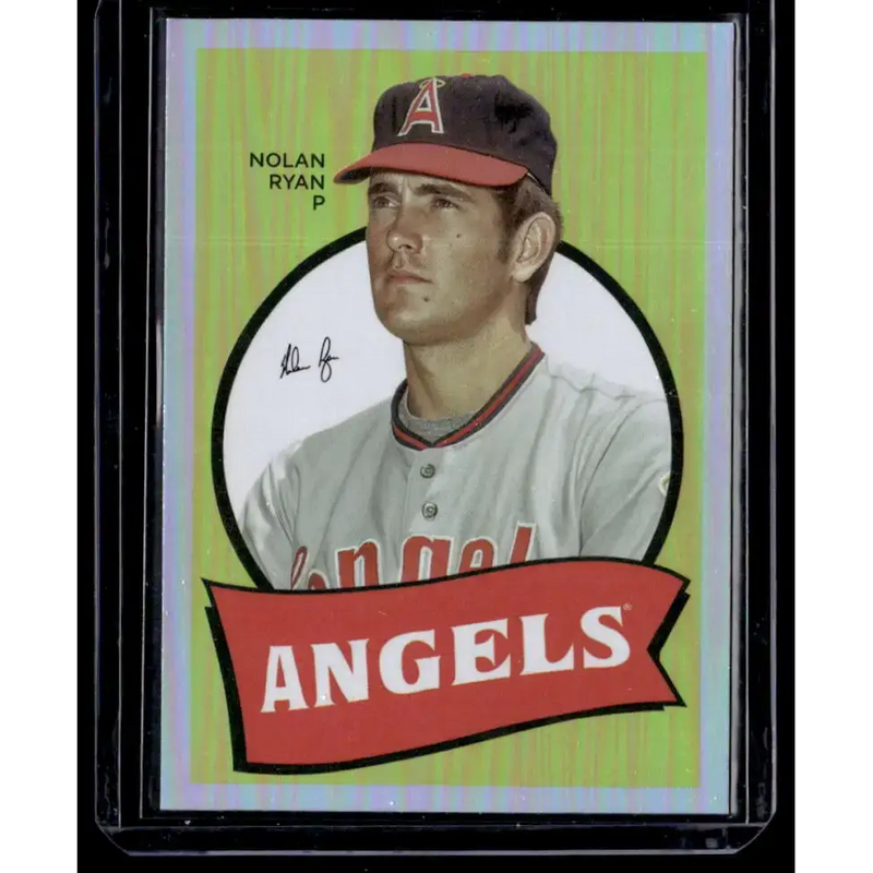 2023 Topps Archives 1969 Single Player Foil #69T-2 Nolan Ryan NM-MT Los Angeles Angels Baseball Card - Baseball Card