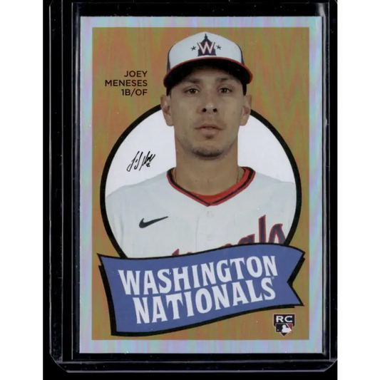 2023 Topps Archives 1969 Single Player Foil #69T-60 Joey Meneses NM-MT Washington Nationals Baseball Card - Baseball