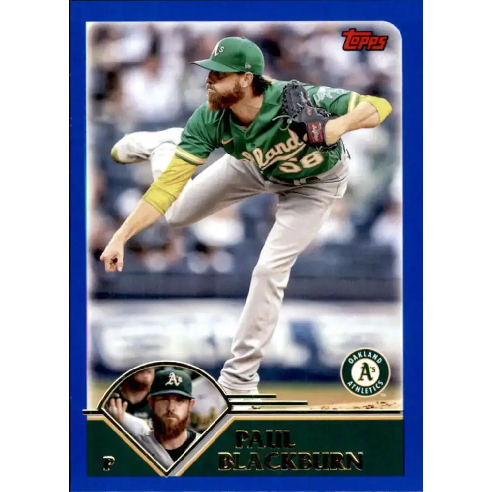 2023 Topps Archives #208 Paul Blackburn NM-MT Oakland Athletics Baseball Card - Baseball Card Single