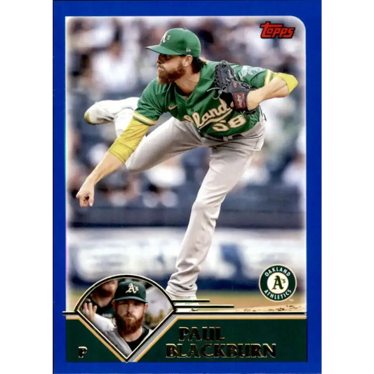 2023 Topps Archives #208 Paul Blackburn NM-MT Oakland Athletics Baseball Card - Baseball Card Single