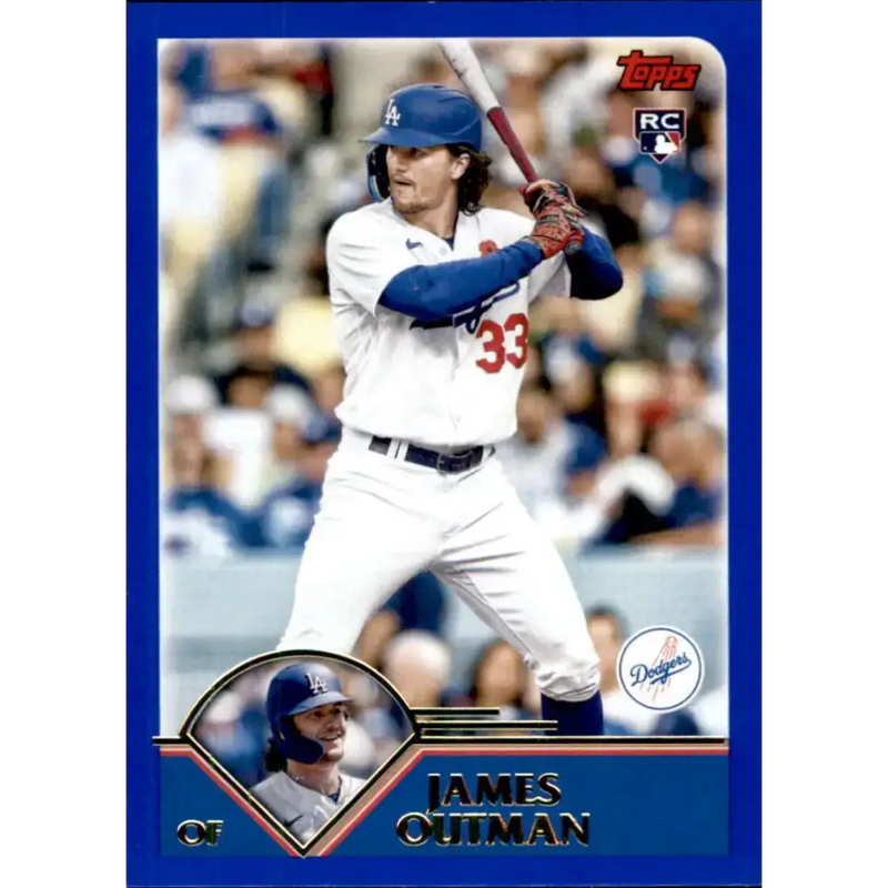 2023 Topps Archives #226 James Outman NM-MT RC Rookie Los Angeles Dodgers Baseball Card - Baseball Card Single