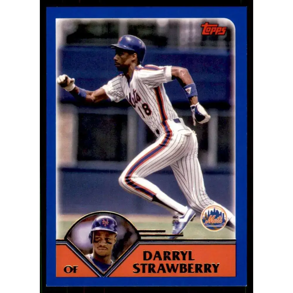 2023 Topps Archives #244 Darryl Strawberry NM-MT New York Mets Baseball Card - Baseball Card Single