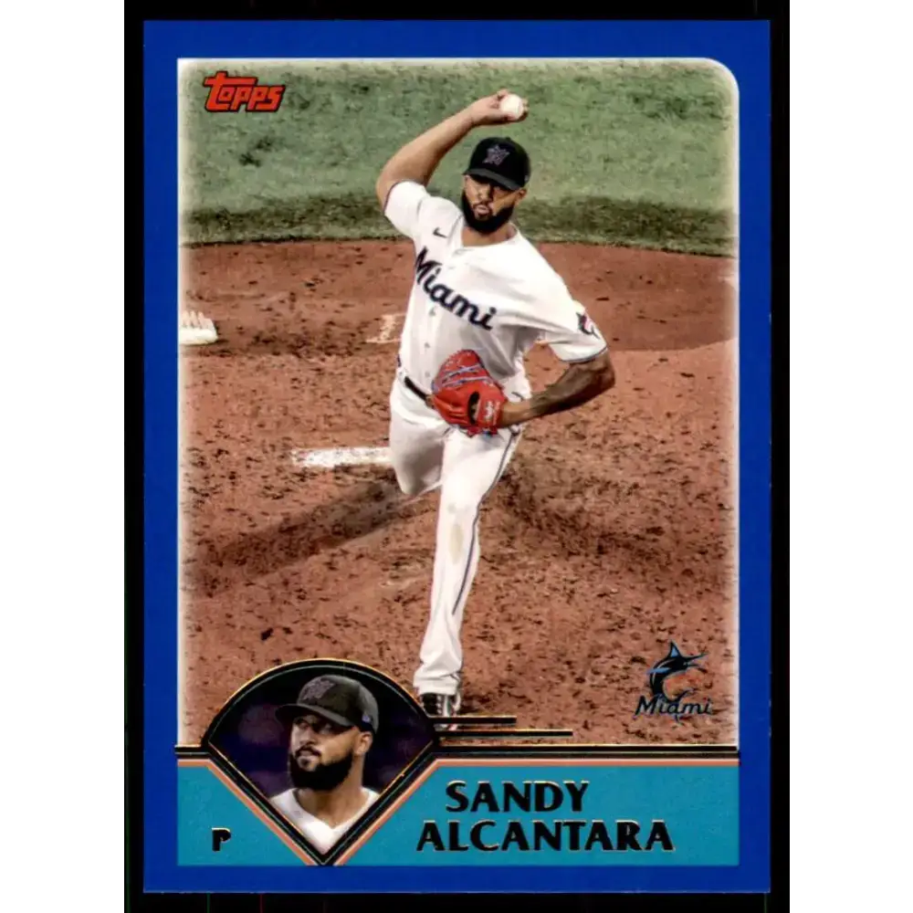 2023 Topps Archives #250 Sandy Alcantara NM-MT Miami Marlins Baseball Card - Baseball Card Single