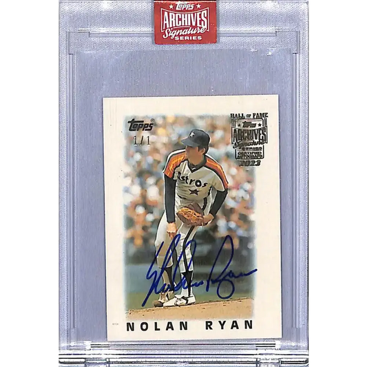 2023 Topps Archives Signature #43 Nolan Ryan NM-MT Auto 1/1 Houston Astros Baseball Card
