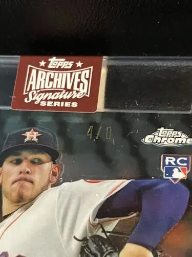 2023 Topps Archives Signature Joe Musgrove Chrome Rookie Card Auto #4/8 close-up image