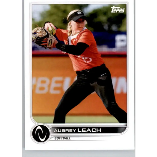 2023 Topps Athletes Unlimited All Sports 103 Aubrey Leach Softball - Baseball Card Single