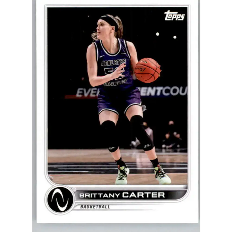 2023 Topps Athletes Unlimited All Sports 12 Brittany Carter Basketball Card - Basketball Card Single