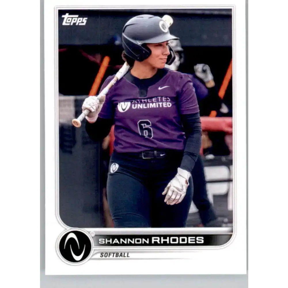 2023 Topps Athletes Unlimited All Sports 135 Shannon Rhodes Softball - Softball Card Single